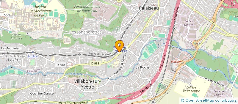 localisation de l'entreprise AIRCADE à PALAISEAU