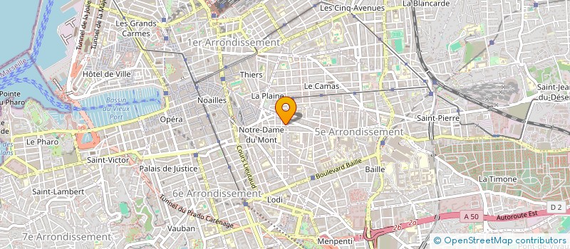 localisation de l'entreprise AIRCARTO SAS à MARSEILLE