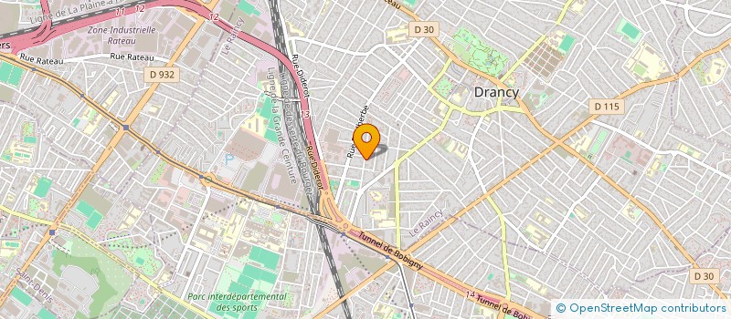 localisation de l'entreprise AIRCLIM à DRANCY