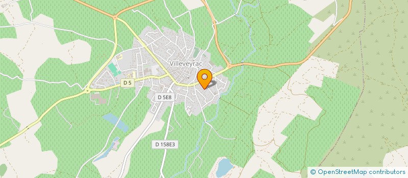 localisation de l'entreprise AIRCLIMA  VILLEVEYRAC