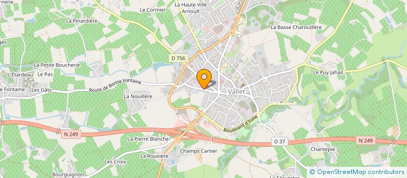 localisation de l'entreprise AIRCO FROID  VALLET