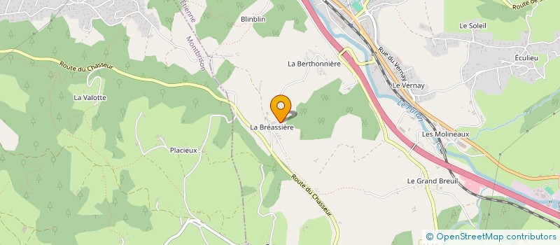 localisation de l'entreprise AIRCOM à LA FOUILLOUSE