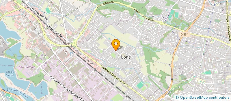 localisation de l'entreprise AIRCOOLED 64  LONS