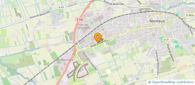 localisation de l'entreprise AIRCRAFT AGENCY  MONTEUX