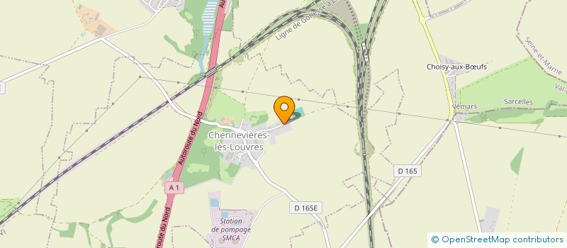 localisation de l'entreprise AIRCRAFT CABIN LEADER  CHENNEVIERES-LES-LOUVRES