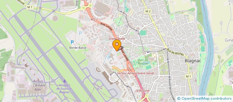 localisation de l'entreprise AIRCRAFT TECHNICAL TRAINING SERVICES à BLAGNAC