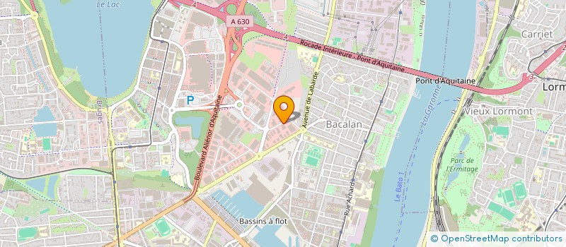 localisation de l'entreprise AIRCS LAB  BORDEAUX