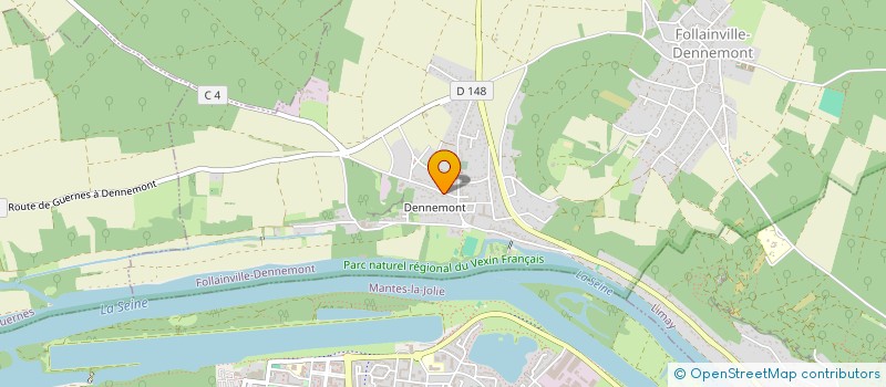 localisation de l'entreprise AIRDECO à MANTES-LA-JOLIE