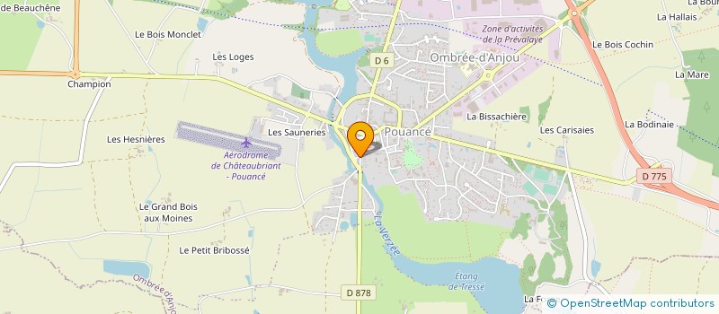 localisation de l'entreprise AIRDIS à OMBREE D'ANJOU