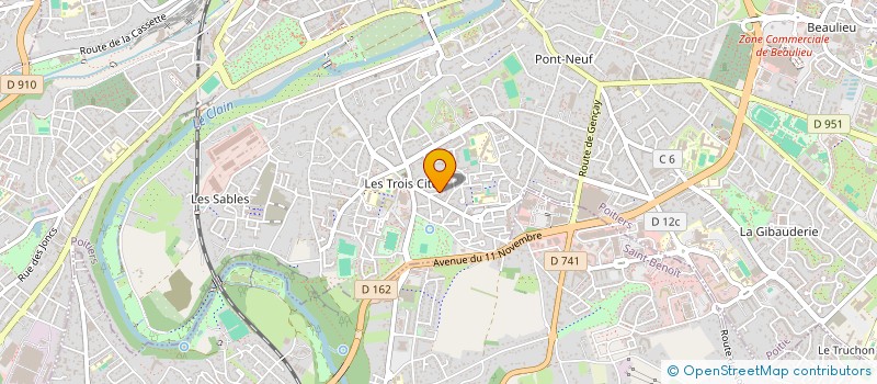 localisation de l'entreprise AIRE  SAINT-BENOIT