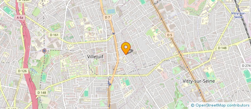 localisation de l'entreprise AIRE DE FAMILLE 83  VILLEJUIF