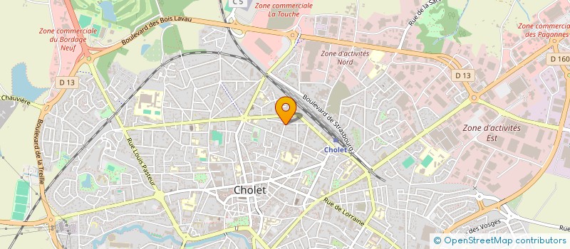 localisation de l'entreprise AIRE DES SENS à CHOLET
