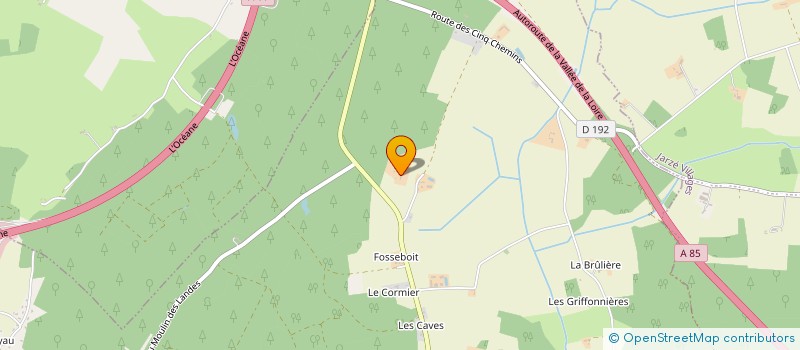 localisation de l'entreprise AIRE DU BOIS  LOIRE-AUTHION