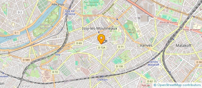 localisation de l'entreprise AIRE GLASS à ISSY-LES-MOULINEAUX