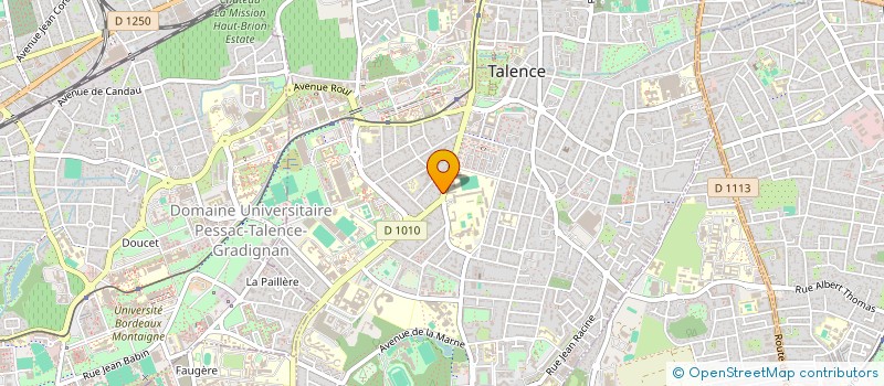 localisation de l'entreprise AIRE INTERIEURE à TALENCE