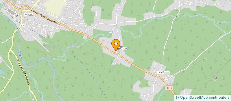 localisation de l'entreprise AIRE-NOVATRICE  BIGANOS