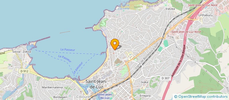 localisation de l'entreprise AIRE ONA  SAINT-JEAN-DE-LUZ