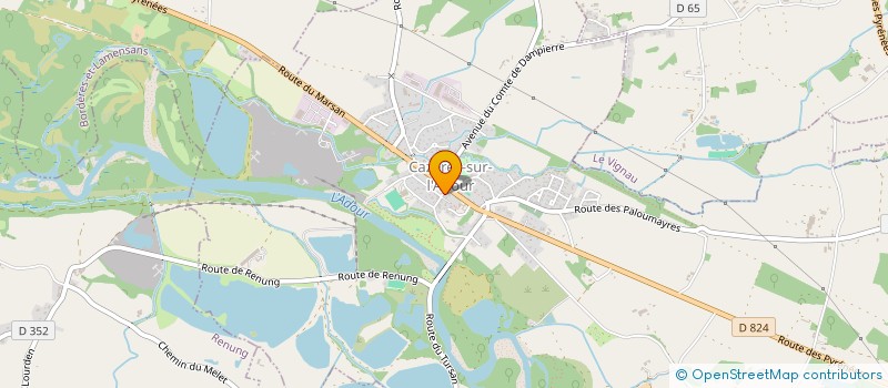 localisation de l'entreprise AIRE'SOFT ADOUR  CAZERES-SUR-L'ADOUR