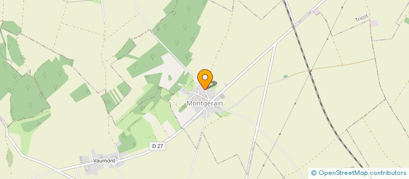 localisation de l'entreprise AIRE & TERRE GEOMETRE-EXPERT à MAIGNELAY-MONTIGNY