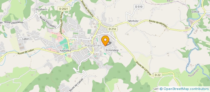 localisation de l'entreprise AIREA HARTU (PRENDRE L'AIR)  HASPARREN