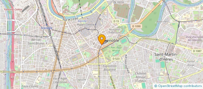 localisation de l'entreprise AIRECAP à GRENOBLE