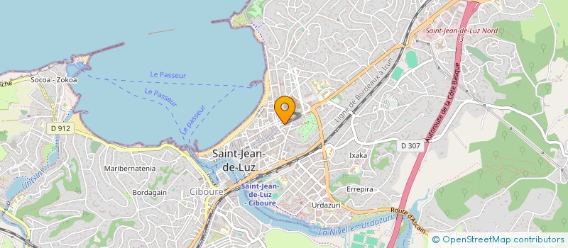 localisation de l'entreprise AIREF à SAINT-JEAN-DE-LUZ
