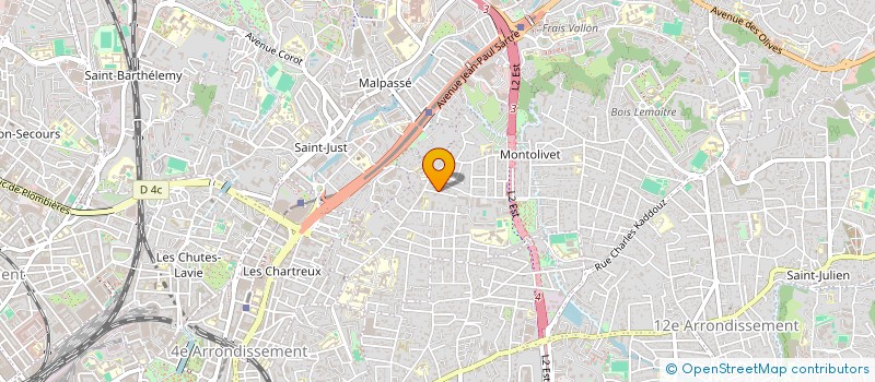 localisation de l'entreprise AIREF CLIM  MARSEILLE