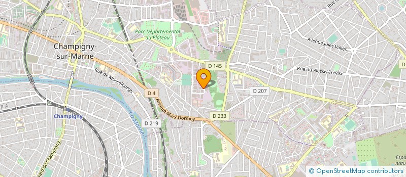 localisation de l'entreprise AIREL à CHAMPIGNY-SUR-MARNE