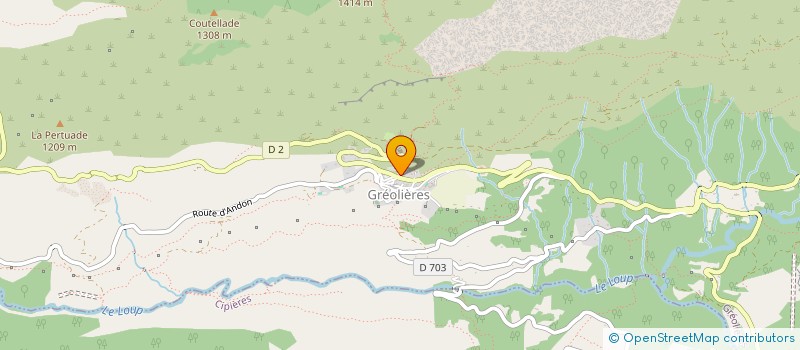 localisation de l'entreprise AIRELLE  GREOLIERES