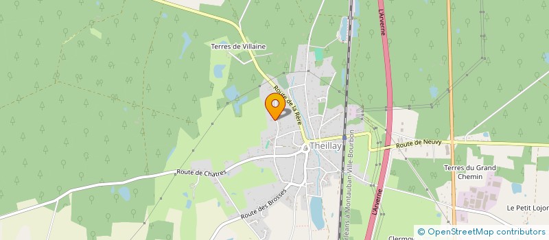 localisation de l'entreprise AIRELLE  THEILLAY