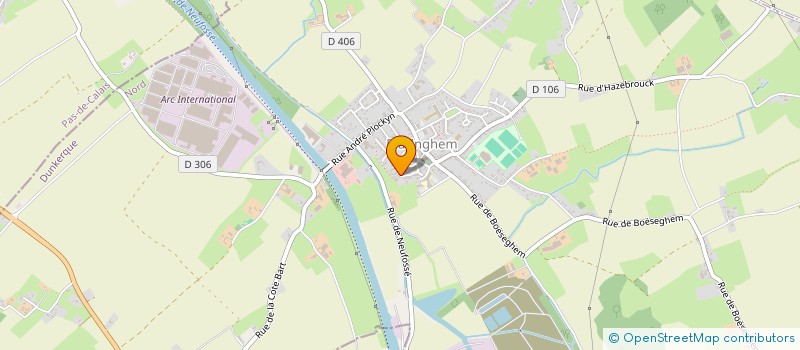 localisation de l'entreprise AIRELLES MARECHALERIE  BLARINGHEM