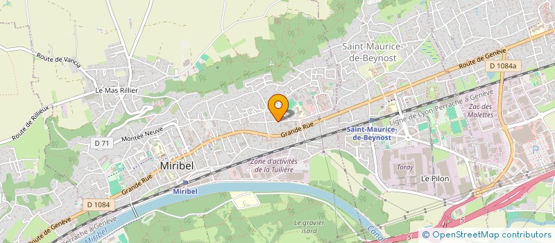 localisation de l'entreprise AIRELLES SOLUTIONS à MIRIBEL
