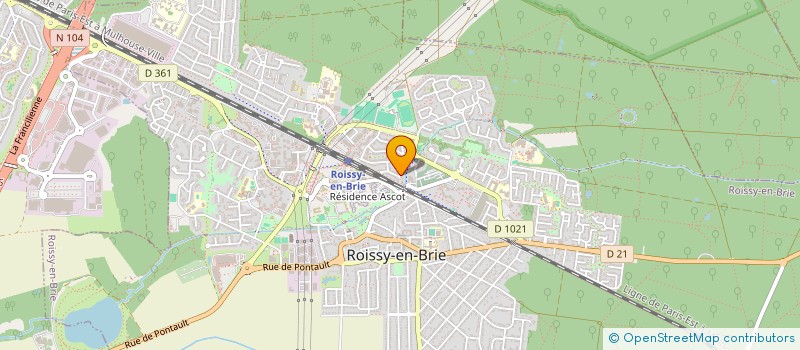 localisation de l'entreprise AIRENVIE  ROISSY-EN-BRIE