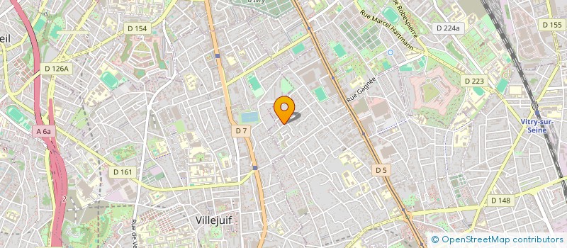 localisation de l'entreprise AIRES CLOISON DOUBLAGE ISOLATION  VITRY-SUR-SEINE