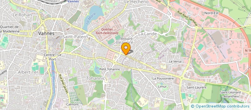 localisation de l'entreprise AIRES PAYSAGE à VANNES