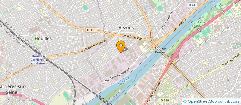 localisation de l'entreprise AIRESS FORMATION à BEZONS