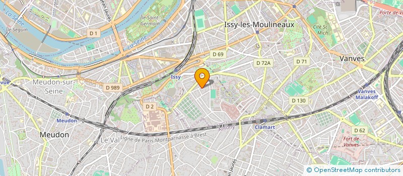 localisation de l'entreprise AIREVENPRO à ISSY-LES-MOULINEAUX