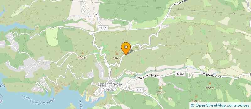 localisation de l'entreprise AIRFEST  ESPARRON-DE-VERDON