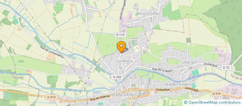 localisation de l'entreprise AIRFINANCES  VAL-DE-MODER