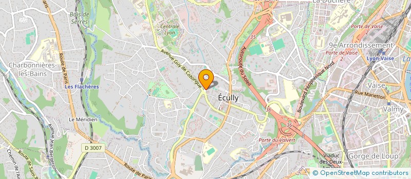 localisation de l'entreprise AIRFONF  ECULLY