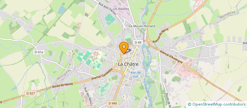 localisation de l'entreprise AIRGO à LA CHATRE
