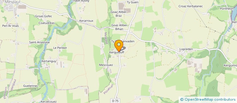 localisation de l'entreprise AIRIAL MUSIQUE  PLOUENAN