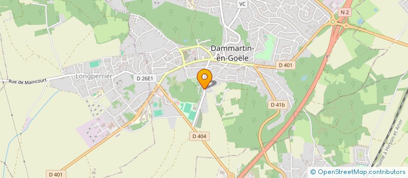 localisation de l'entreprise AIRIS MAITRISE D'OEUVRE à DAMMARTIN-EN-GOELE