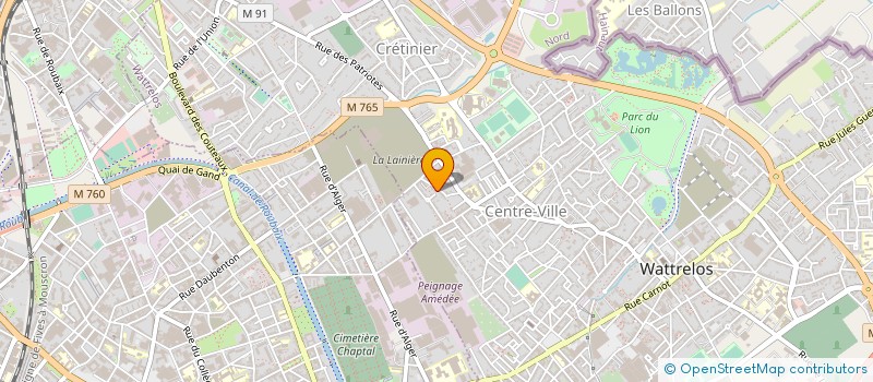 localisation de l'entreprise AIRLESS COLOR  TOURCOING