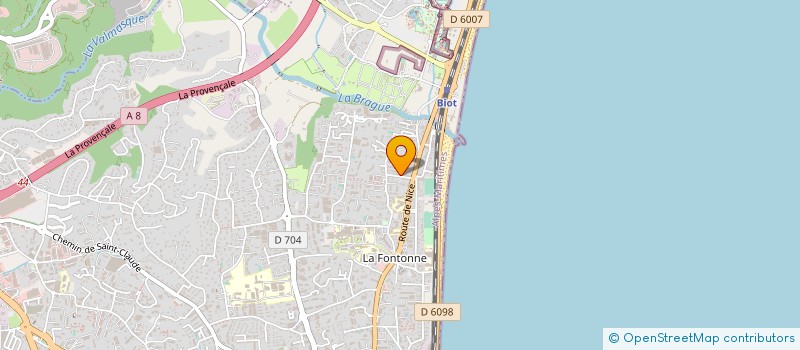 localisation de l'entreprise AIRLIGHTSHOW à ANTIBES