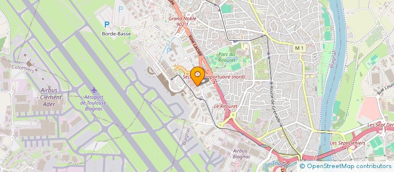 localisation de l'entreprise AIRLINES ASSISTANCE  BLAGNAC