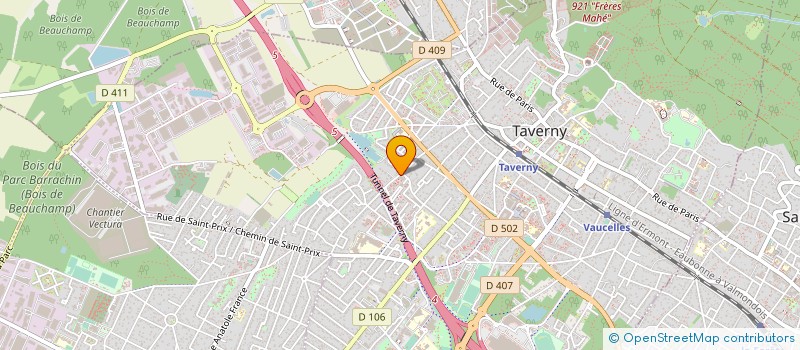 localisation de l'entreprise AIRLIQUE NET à TAVERNY