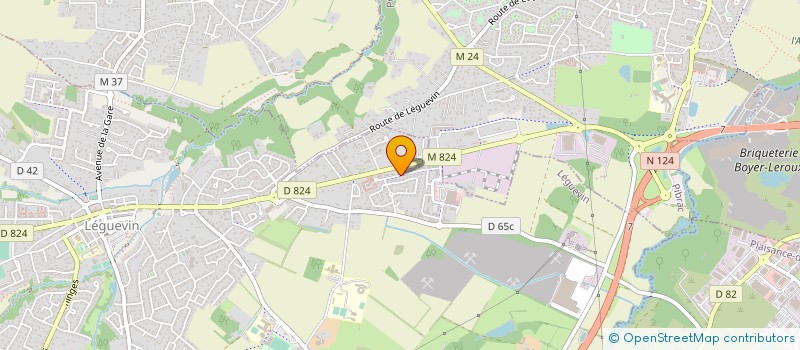 localisation de l'entreprise AIRLOGICLIM à LEGUEVIN