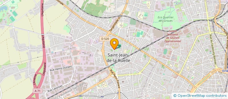 localisation de l'entreprise AIRLOGIS à SAINT-JEAN-DE-LA-RUELLE