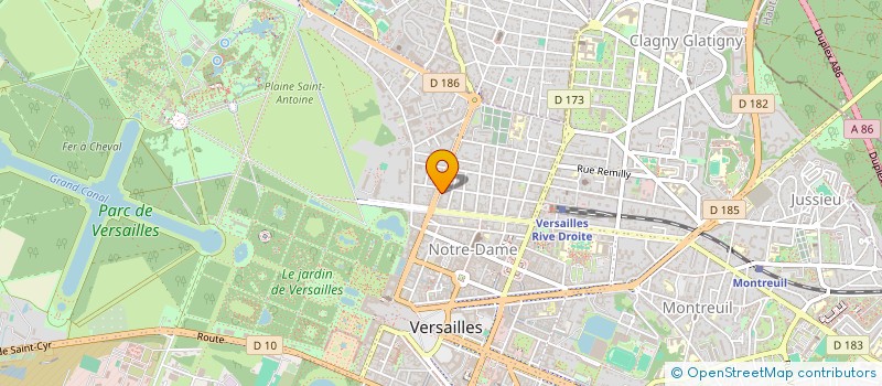 localisation de l'entreprise AIRM à VERSAILLES